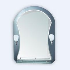 610A Accoona Зеркало 80x60 с полочкой 