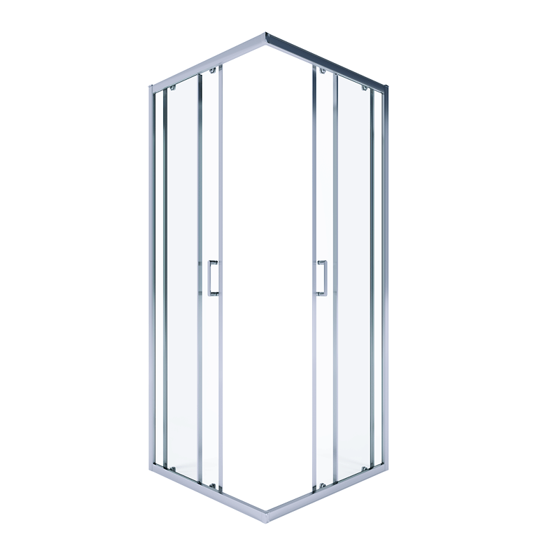 Душ. ограждение 90x90x200 ALEX BAITLER AB1490C1 квадратное, прозрачное/сатин