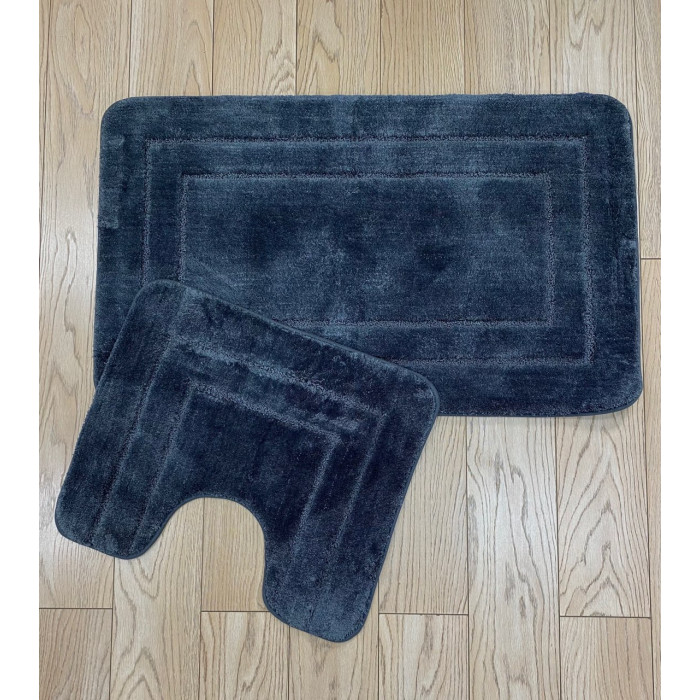Коврик для ванной 2 предм. ZALEL EXCLUSION 60х100 + 50х60 BLUE