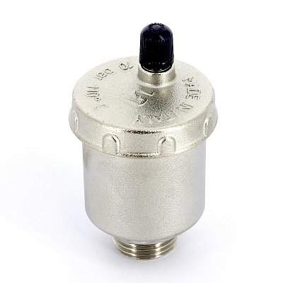 Воздухоотводчик 1/2" ПРЯМОЙ никель PF507 ViEiR (10/100)
