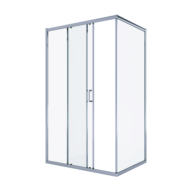 Душ. ограждение 120x90x200 ALEX BAITLER AB14120X1 прозрачное стекло, хром