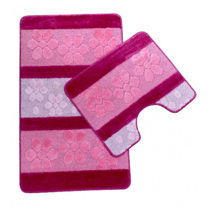 Набор ковриков Zalel 2-пр HURREM 60х100/50х60 Pink