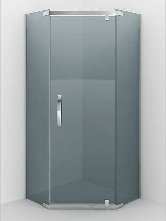 Душ. ограждение 100x100x200 ALEX BAITLER AB245-100 пятиугольное, тонированное