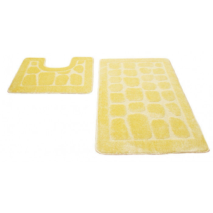 Ковриков набор 2-пр ZALEL 55х85 45х55 YELLOW