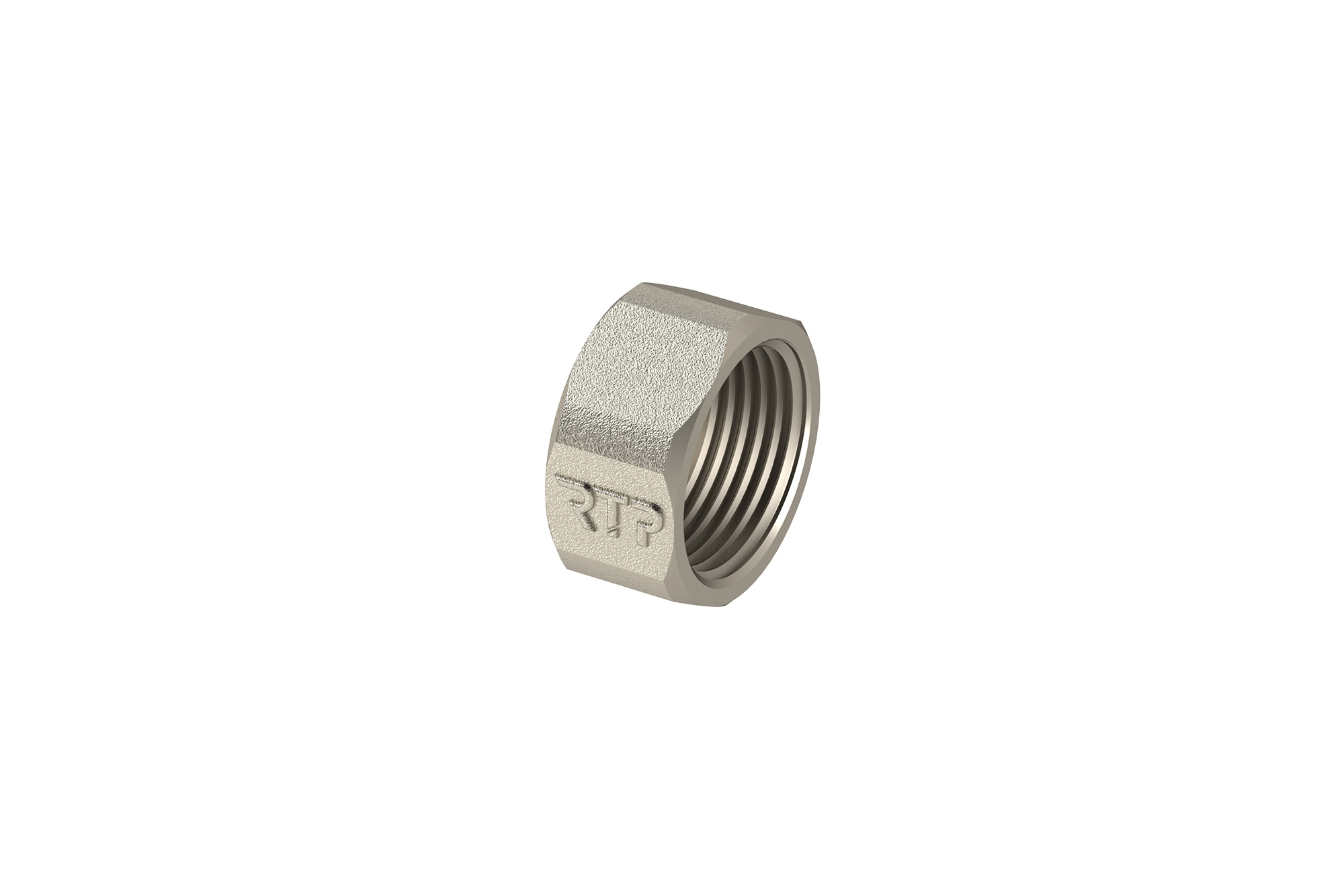 Заглушка латунная никелирован. 3/4" Г РТП 25141