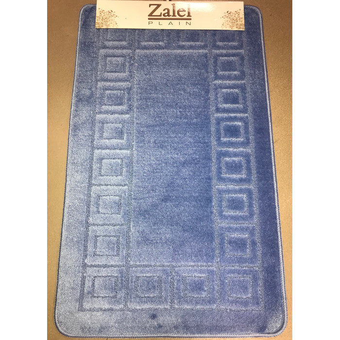 Коврик для ванной 1-пр ZALEL 60x100 L.BLUE