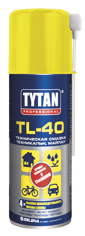 Техническая смазка-аэрозоль 150мл TL-40 TYTAN Professional
