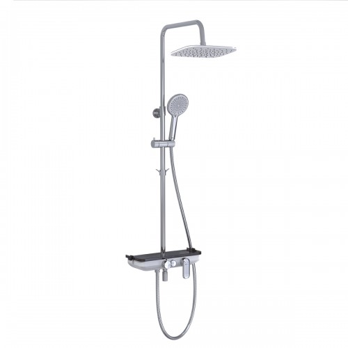 *LeMark LM7012C TROPIC Смеситель д/ванны с верхней душевой лейкой "Тропический дождь" 4-ф**